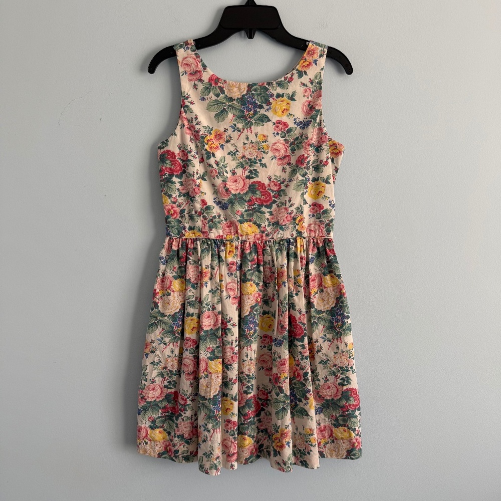 Polo Ralph Lauren Girls Floral‎ Cotton Dress Size 12